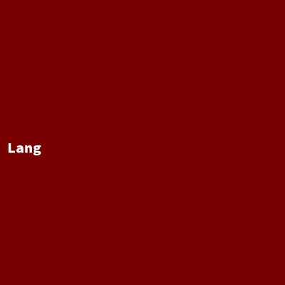 Hersteller: Lang