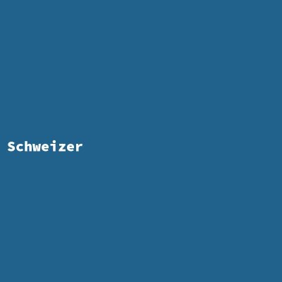 Hersteller: Schweizer