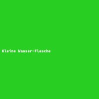 Kleine Wasser-Flasche