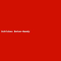 Schickes Beton-Handy
