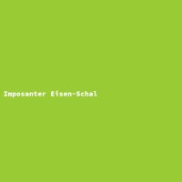 Imposanter Eisen-Schal