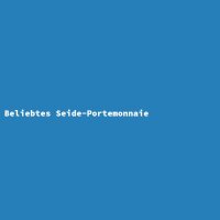 Beliebtes Seide-Portemonnaie