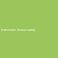 Praktischer Bronze-Laptop